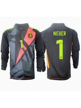 Tyskland Manuel Neuer #1 Målvakt Replika Hemmakläder EM 2024 Långärmad